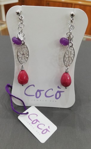 Orecchini coco argento a925 - argento,